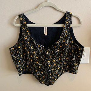 Samantha Pleet Shield Corset in Stardust, Size 16